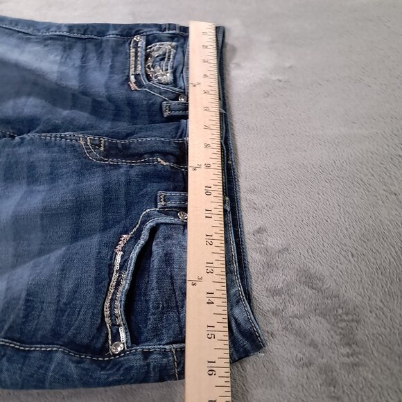 VIGOSS Dublin Boot Cut Jean Women 32x32, Tag 7/8x33 Heritage Fit Embellished - Picture 11 of 16